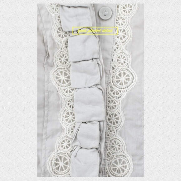 Floreat Long-Sleeve Blouse with Lace & Silk Trim S - Picture 6 of 8